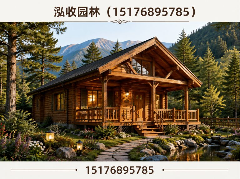榆林防腐木凉亭展示图